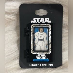 Star Wars Princess Leia Action Figure Hinged Enamel Pin